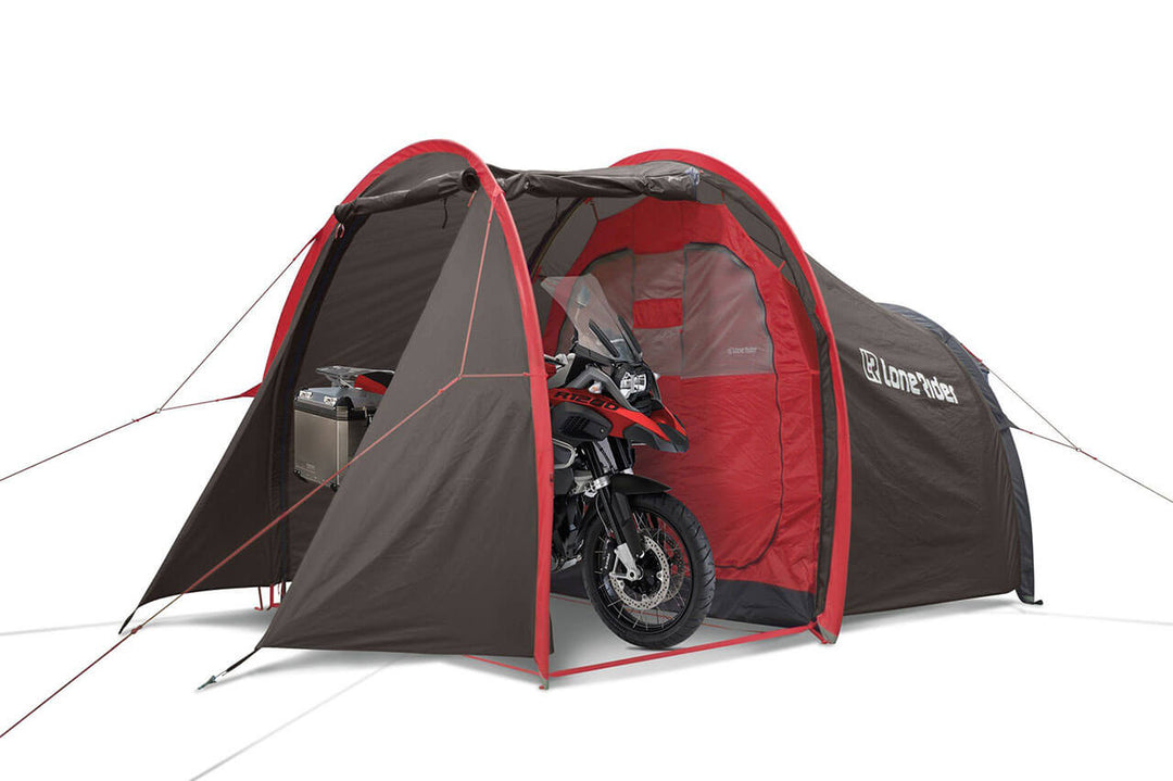 MotoTent von Lone Rider: Motorradzelt Spezifikationen, Features und Preis –  Motorrad Abenteuer und Camping Ausstattung von Lone Rider